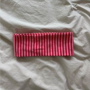 urban outfitters pink stripped headband